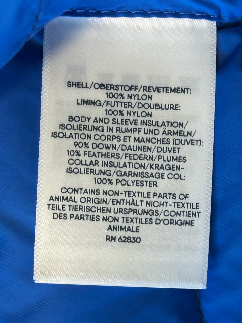 Lands' End Down Quilted Down Long Puffer Vest Navy Blue Small - Picture 6 of 9